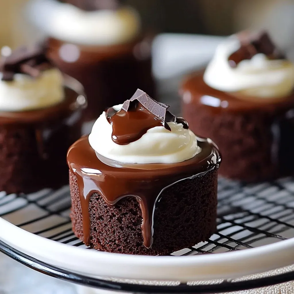 Chocolate cupcake with white frosting.