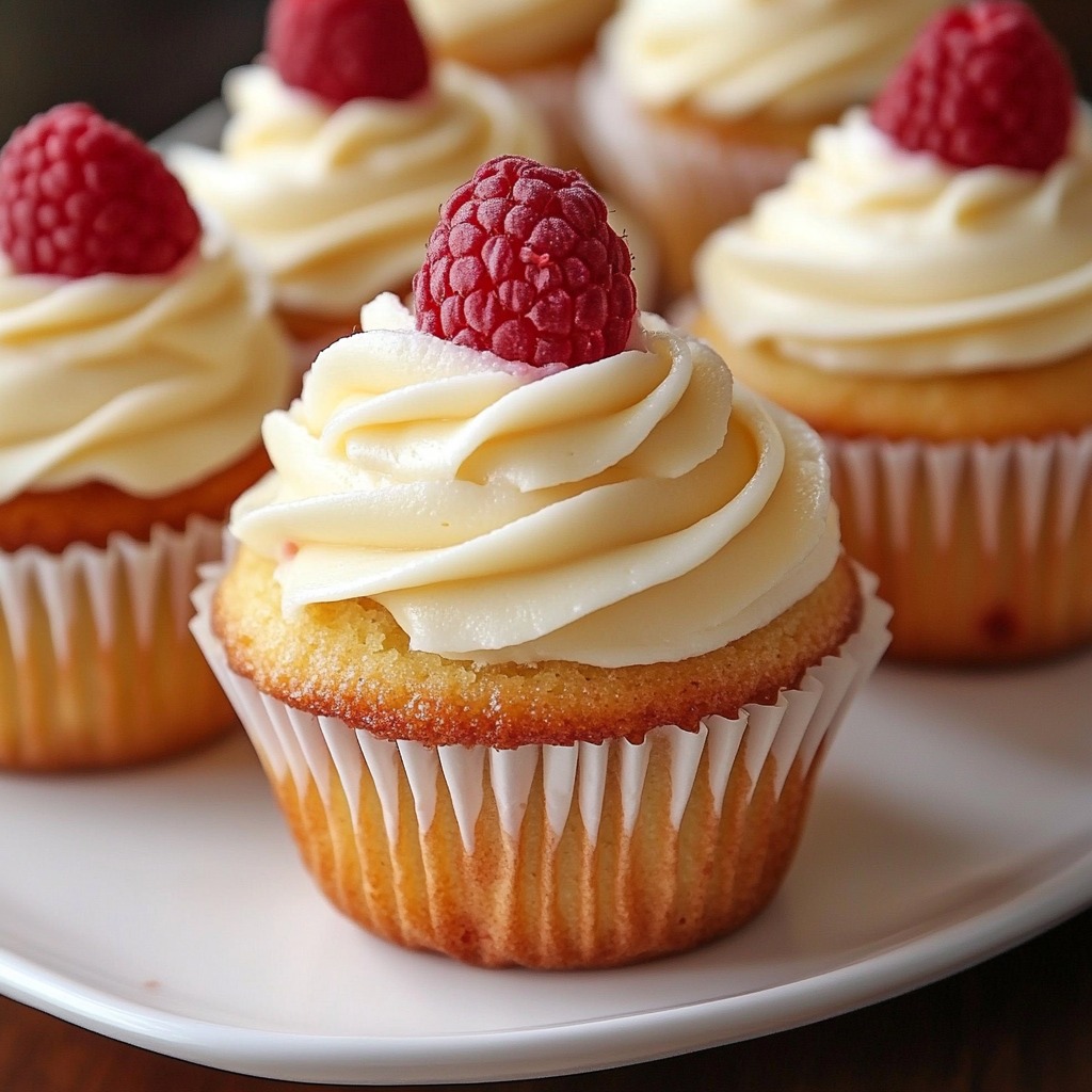 A plate with cupcakes on it.
