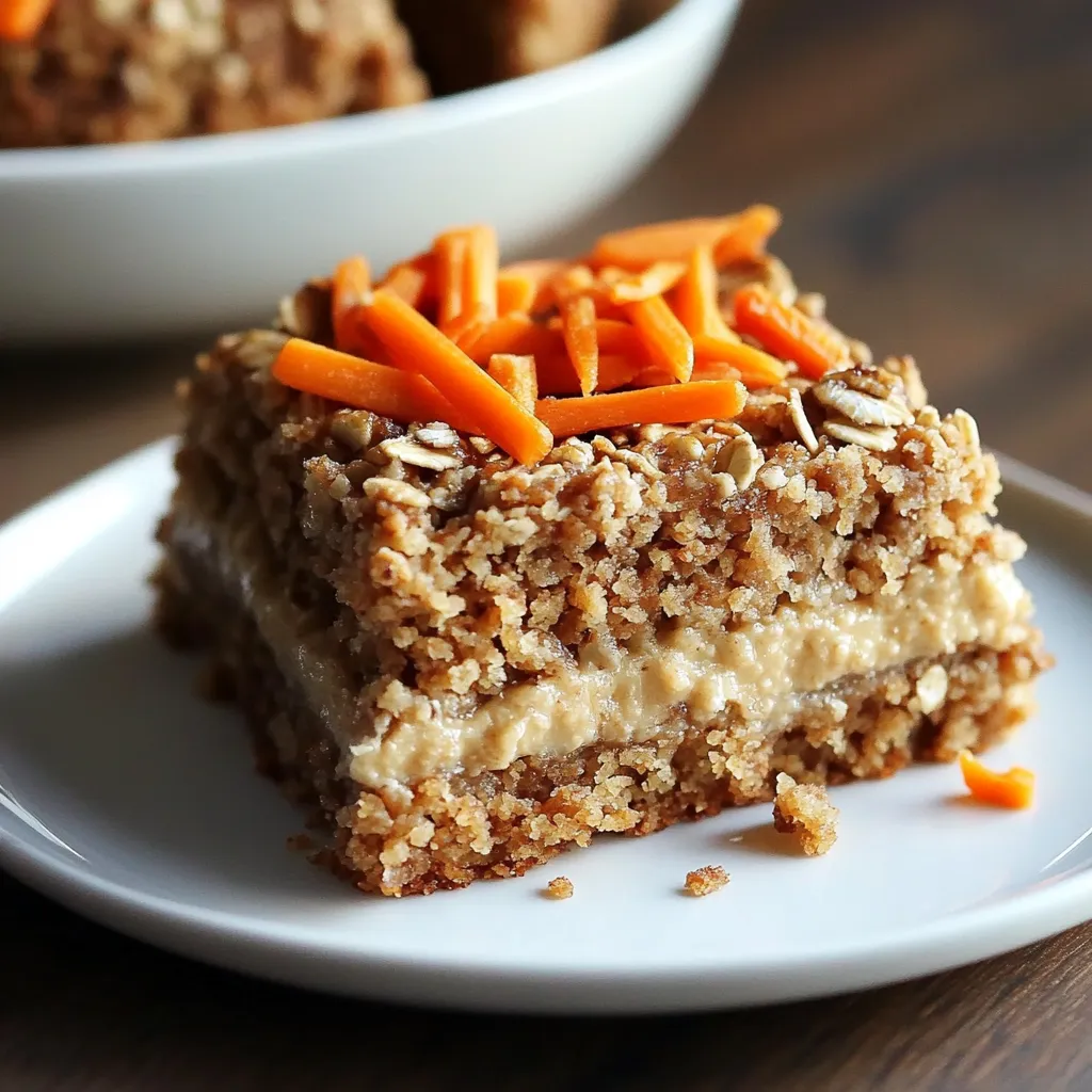 A slice of carrot cake on a white plate.