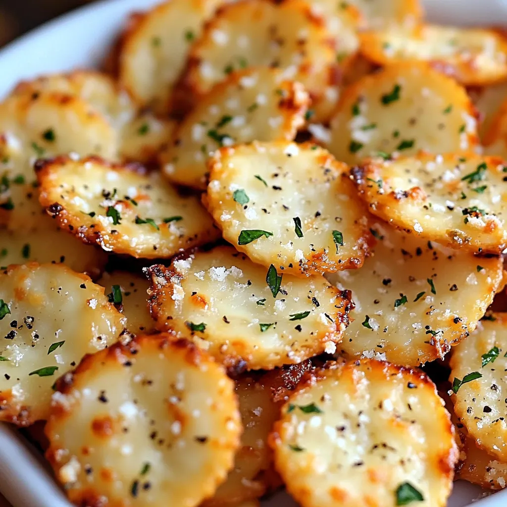 A bowl of cheese and herb crackers.
