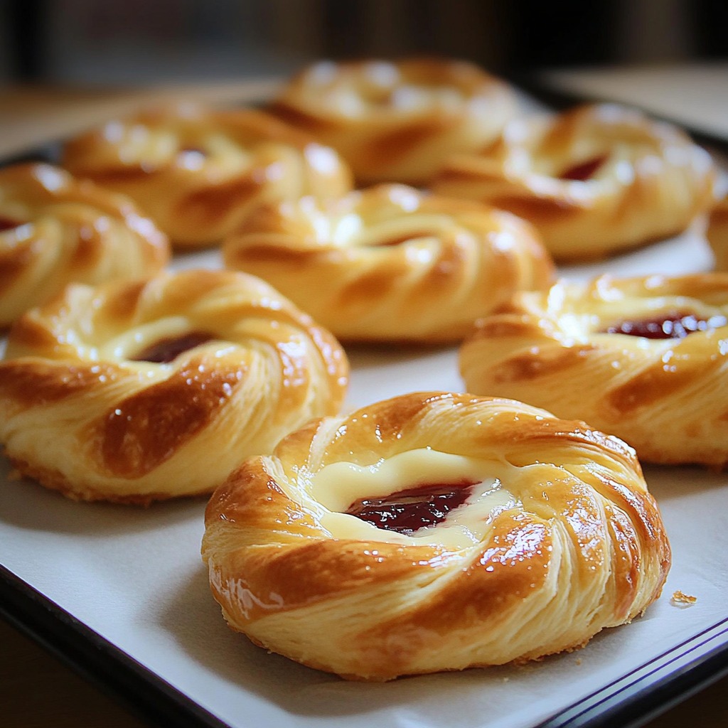 A tray of pastries with jelly filling.