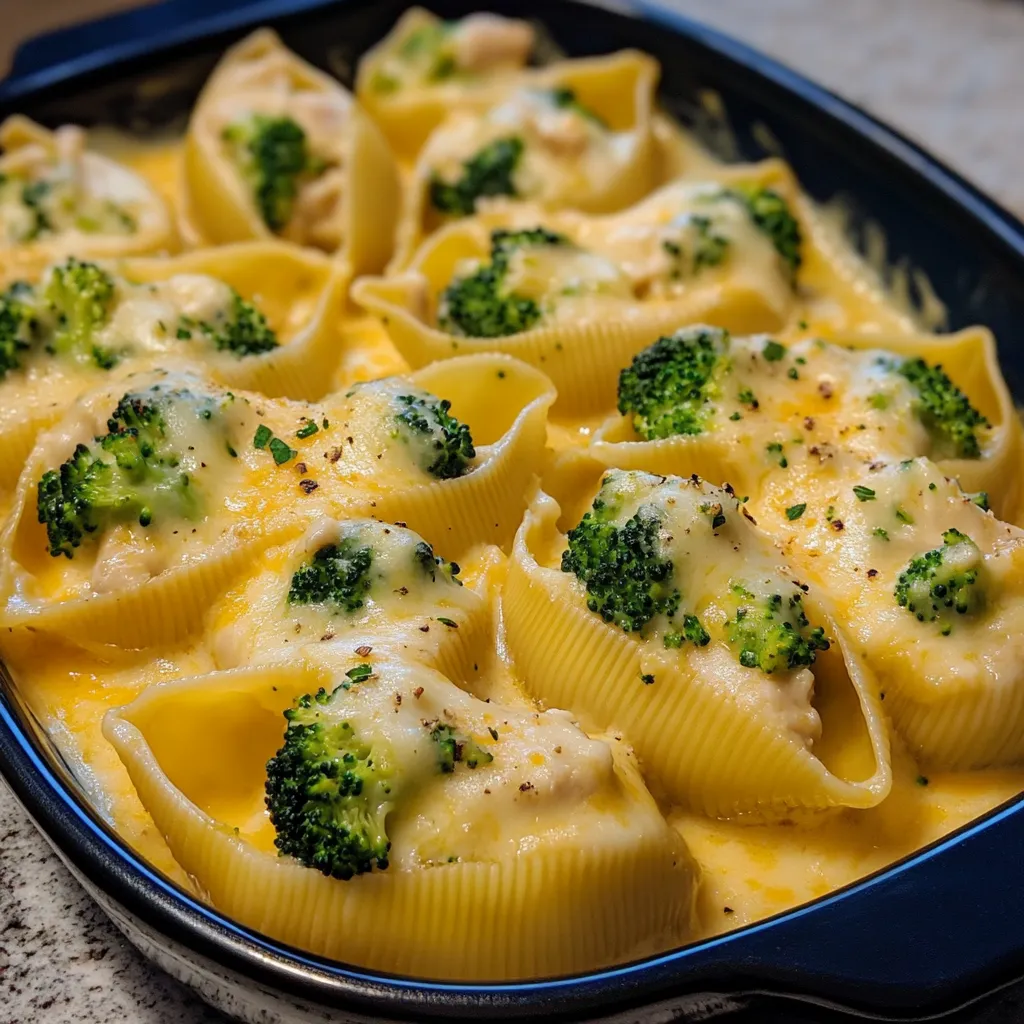 A bowl of pasta with broccoli and cheese.