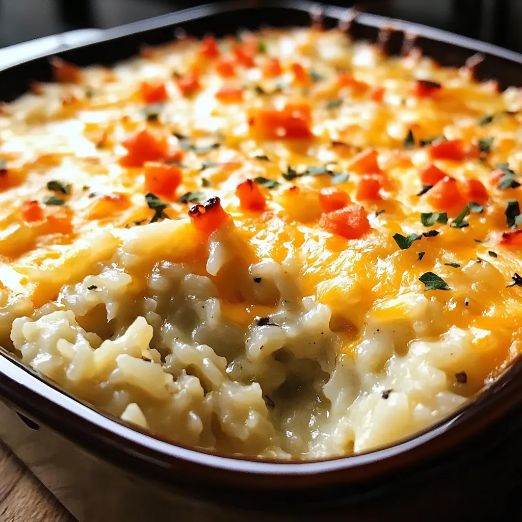 A dish of food with a lot of cheese and carrots.