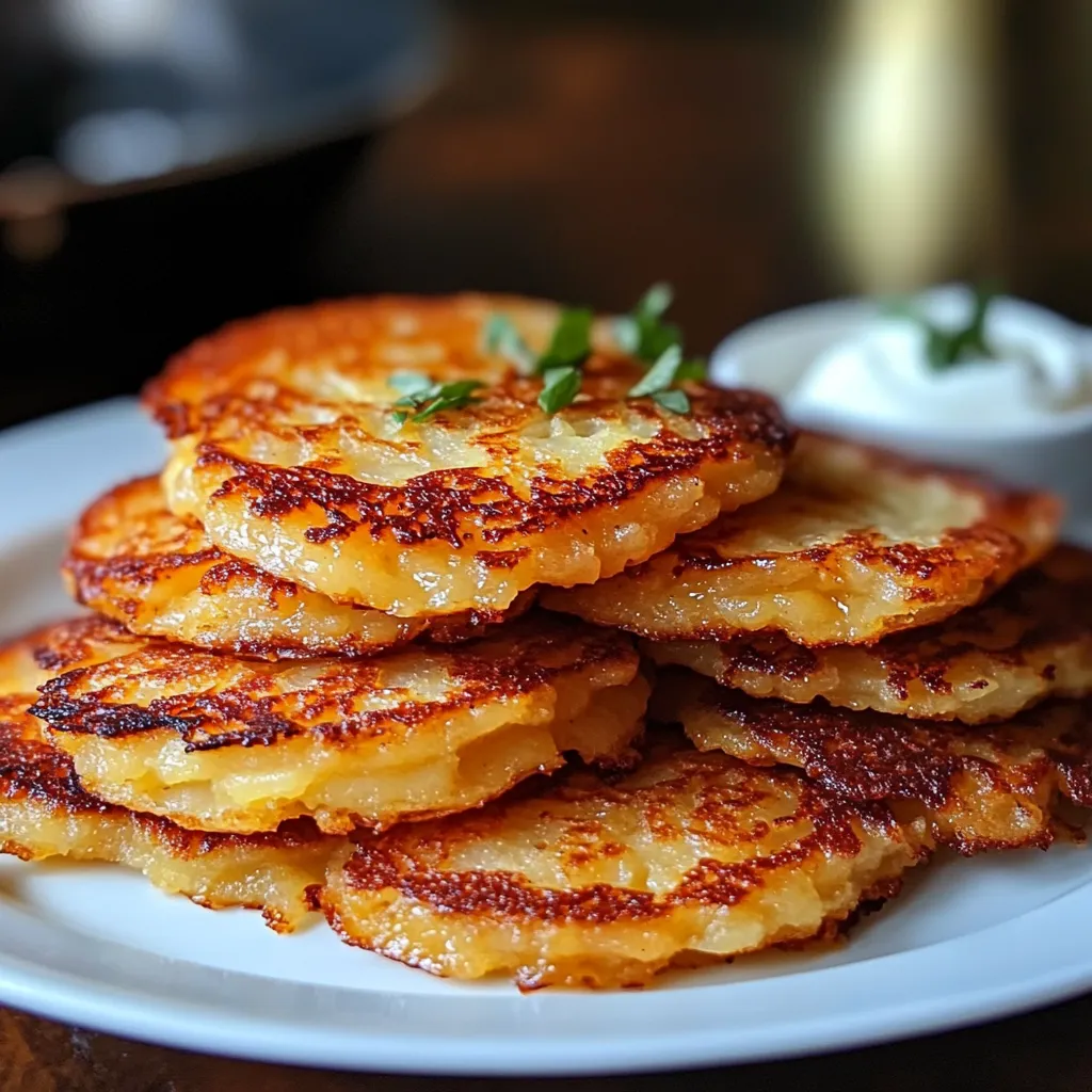 A stack of pancakes with butter and sour cream on top.